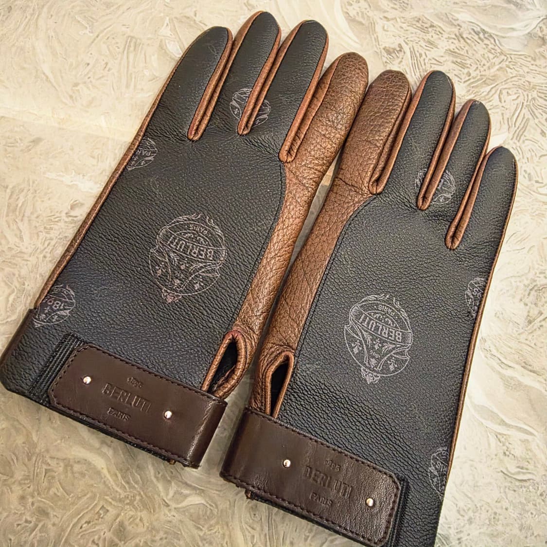 BERLUTI 벨루티 프랑스 최상급 사슴가죽 캐시미어 글러브 상품이미지1