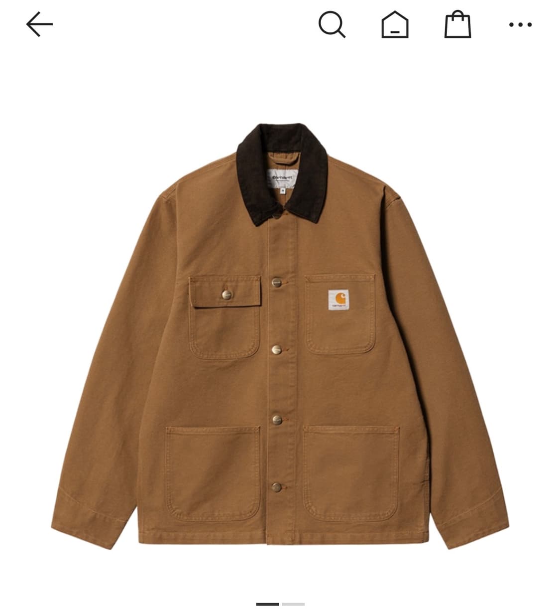 [s] 칼하트 wip 초어코트 해밀턴블라운 상품이미지2