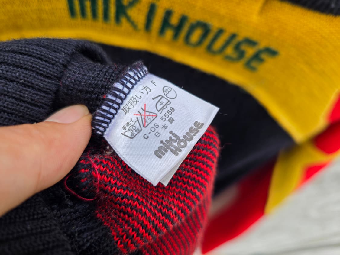 90s 빈티지 미키하우스 울 니트 (made in japan) 상품이미지8