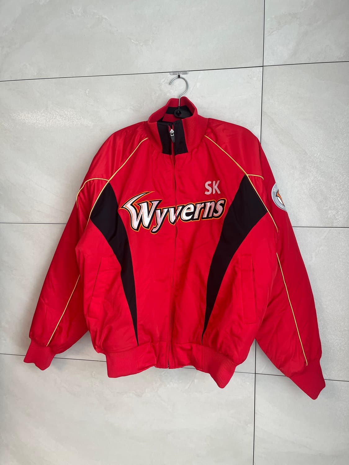 SK와이번스(SSG랜더스)선수 지급용 동계점 자켓 (95) 상품이미지2