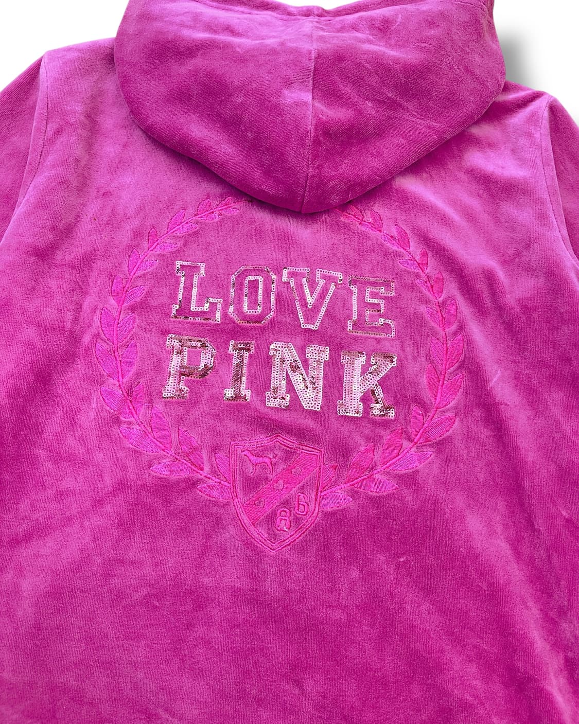 PINK 00s 벨벳 후드 트랙탑 상품이미지8