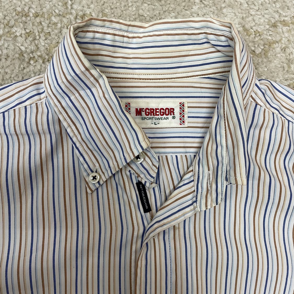 [L] 맥그리거 McGREGOR 스트라이프 셔츠 상품이미지3