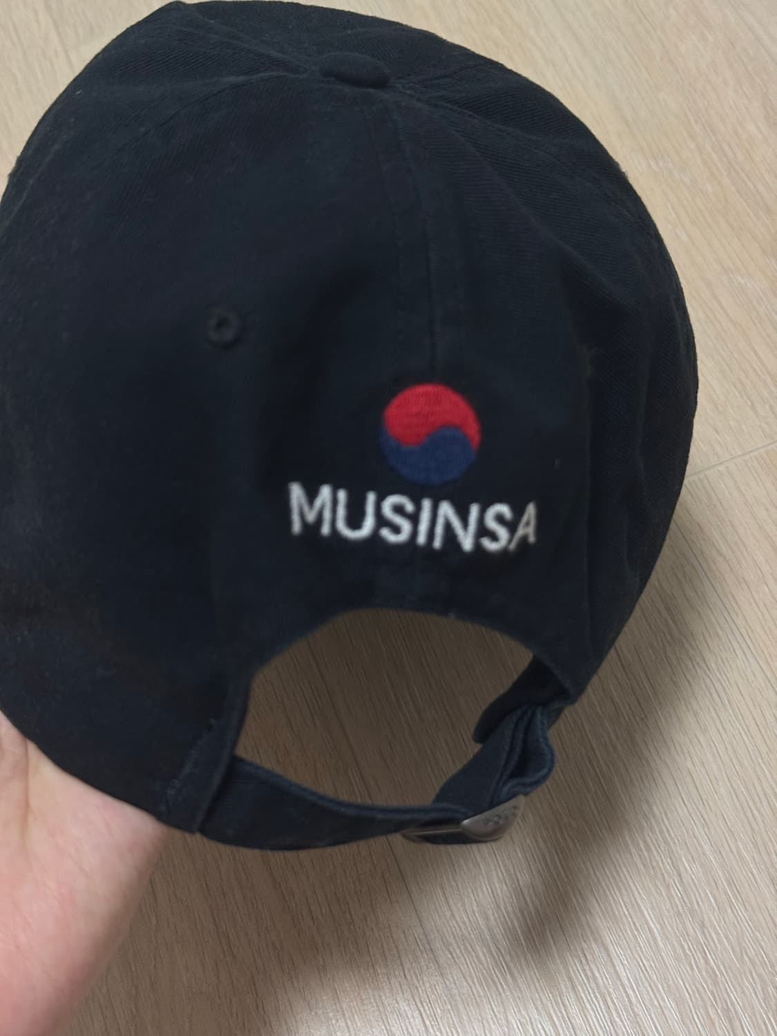 폴로 랄프로렌 블랙 볼캡 무신사에디션 상품이미지4