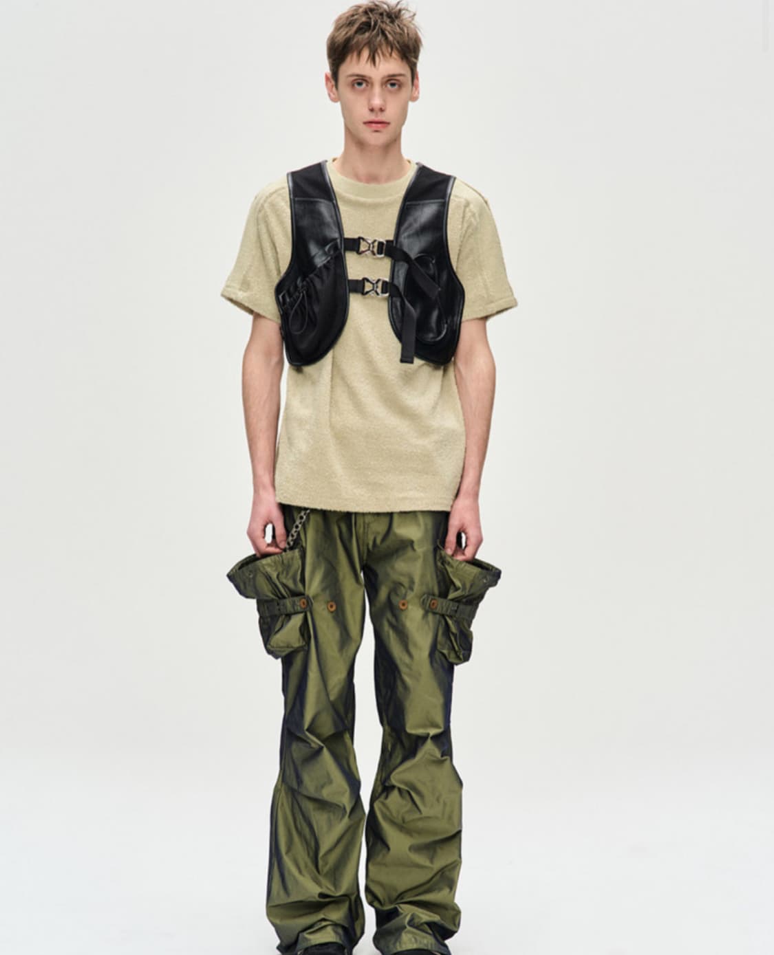 엔더슨벨 SINA FAUX LEATHER VEST (S/M) 상품이미지4