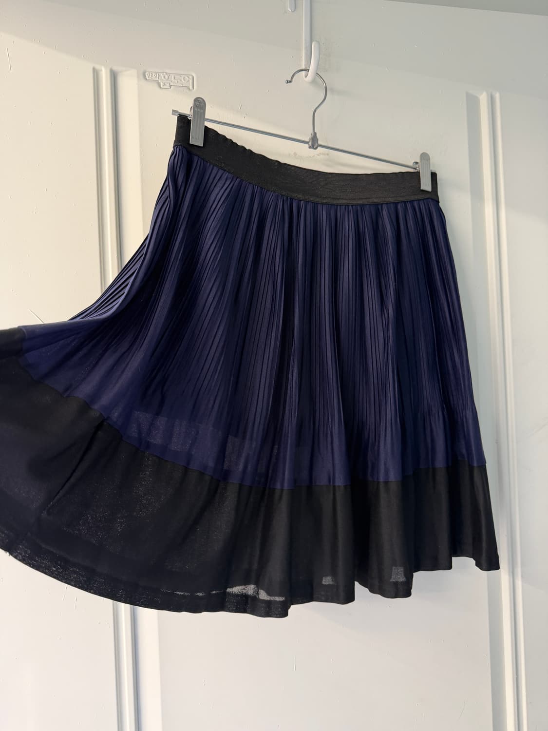 일본빈티지 레이어드 주름 미디스커트 상품이미지3