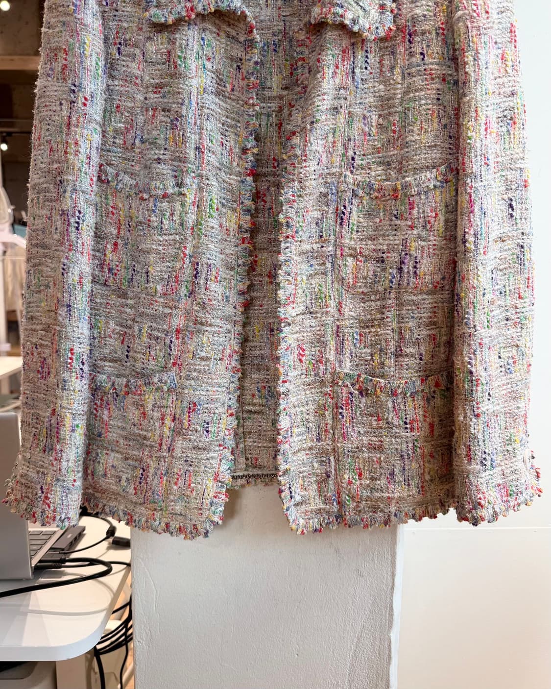 샤넬 멀티컬러 트위드 셋업  상품이미지4