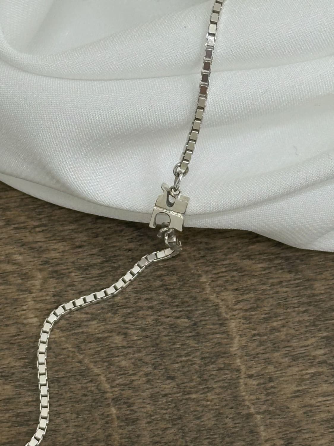 courreges / 꾸레쥬실버925 박스체인 팔찌  상품이미지1