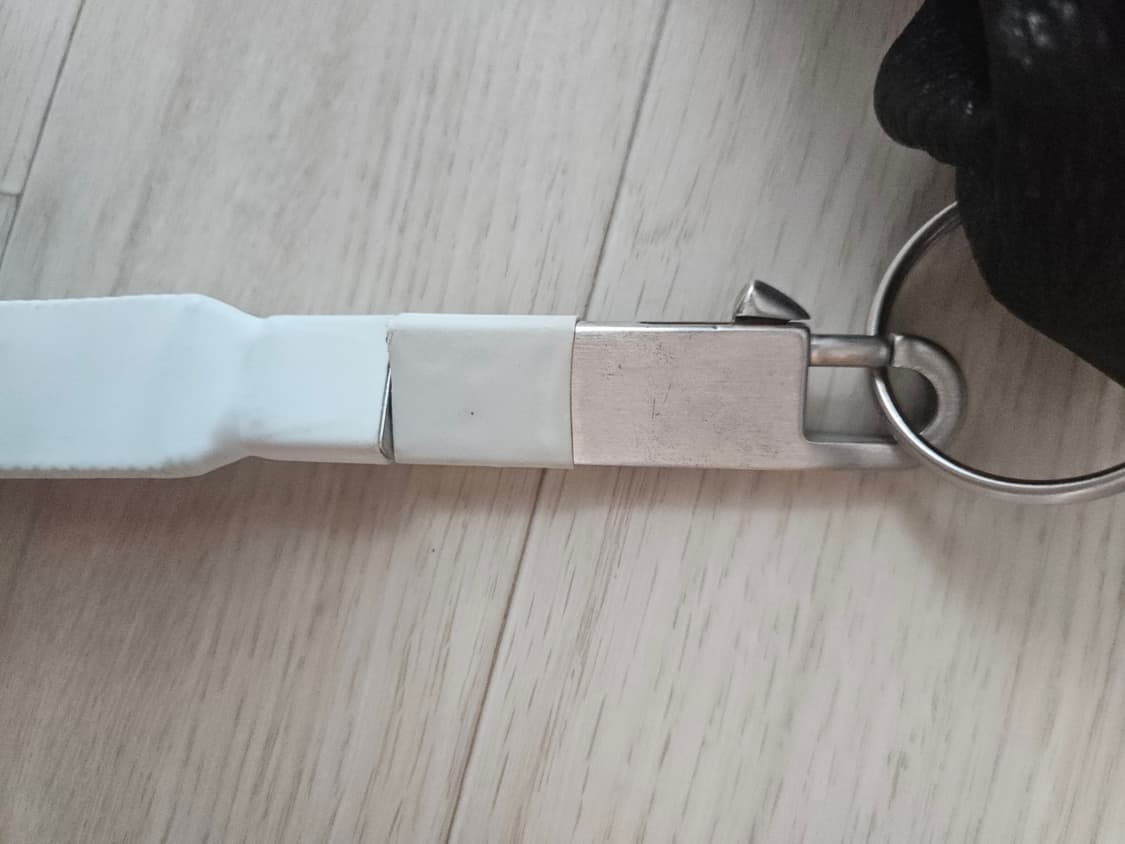 릭오웬스 체인 램스킨 레더 크로스백 블랙 상품이미지5