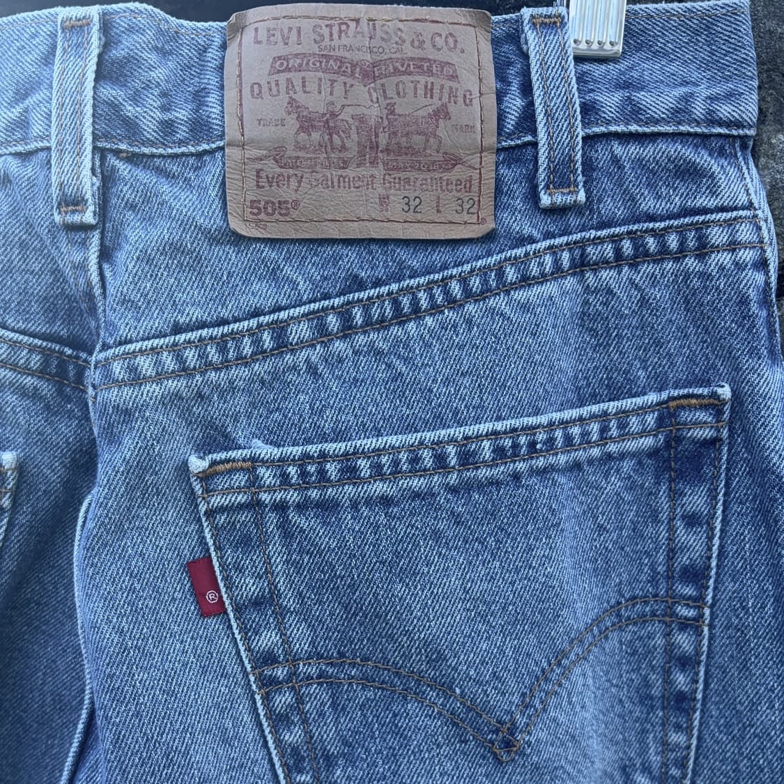 00s USA 리바이스 Levi’s 505 레귤러 핏 진  상품이미지7