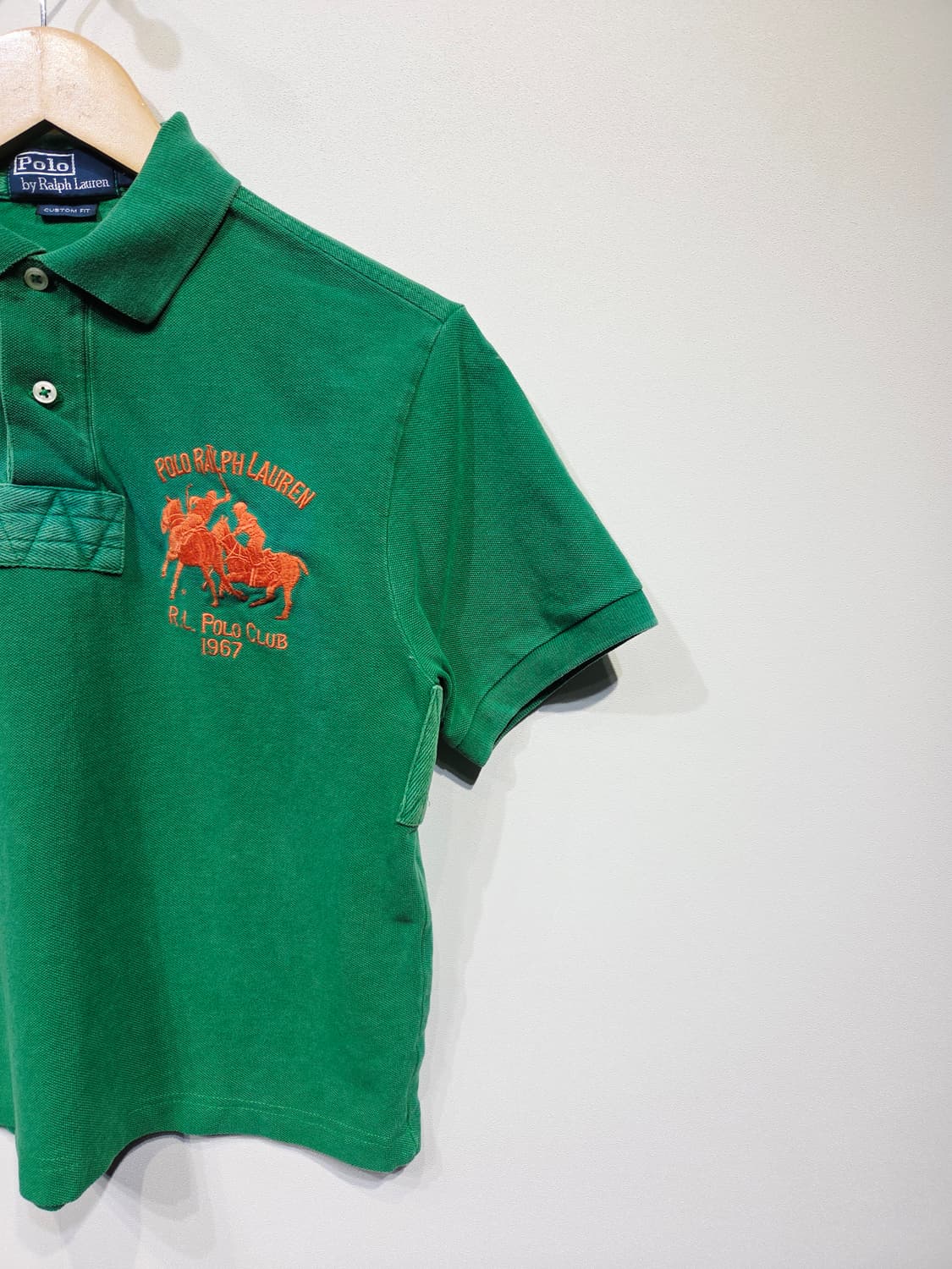 폴로 랄프로렌 커스텀핏 폴로클럽 카라티 그린 상품이미지5
