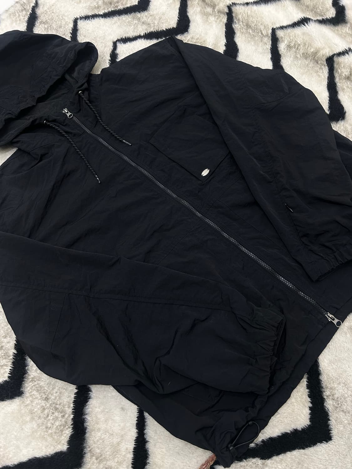 [M]라퍼지스토어 오버핏 로빈 후드 바람막이 상품이미지3