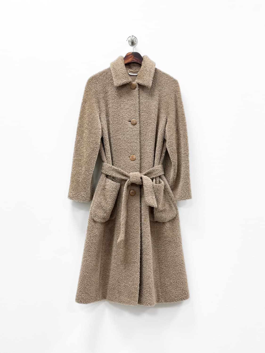 막스마라 알파카 울 블렌드 벨티드 코트 상품이미지1