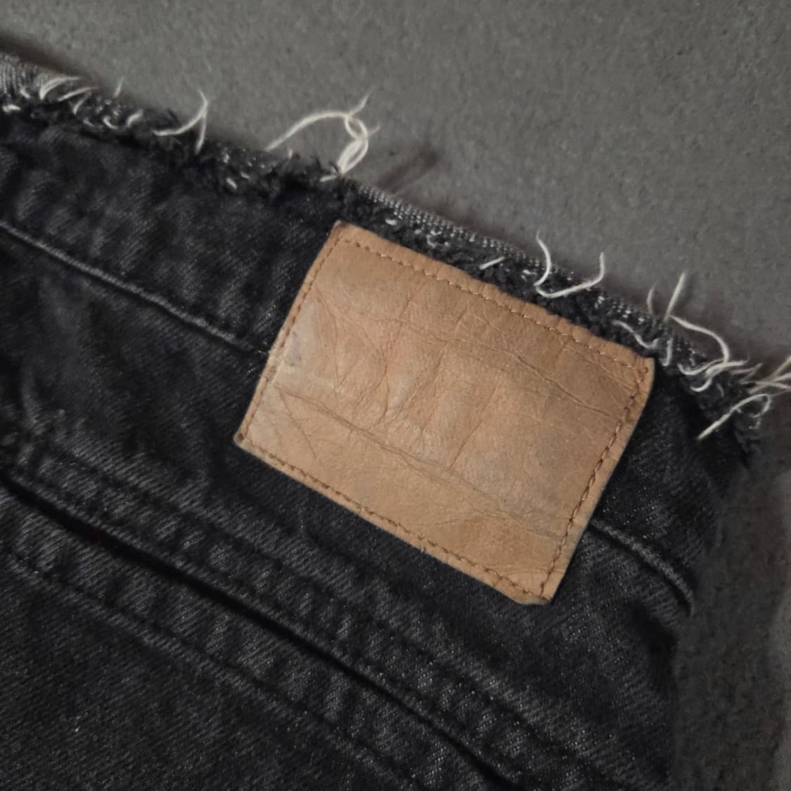 마뗑킴 로우웨이스트 세미부츠컷 데님 팬츠 S 상품이미지7