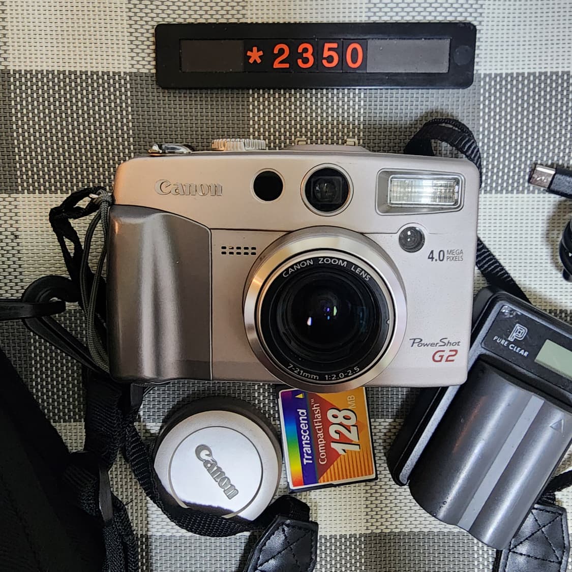 캐논 파워샷 G2 실버바디 디지털카메라 가방세트 상품이미지2