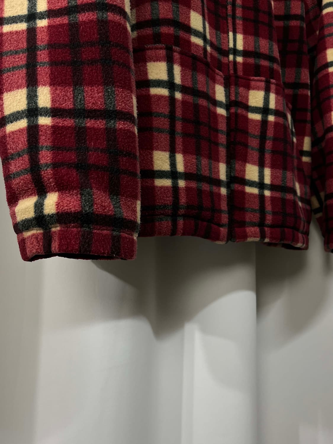 90's 폴로 랄프로렌 타탄 블랙와치 플리스 스윙탑 자켓 상품이미지6