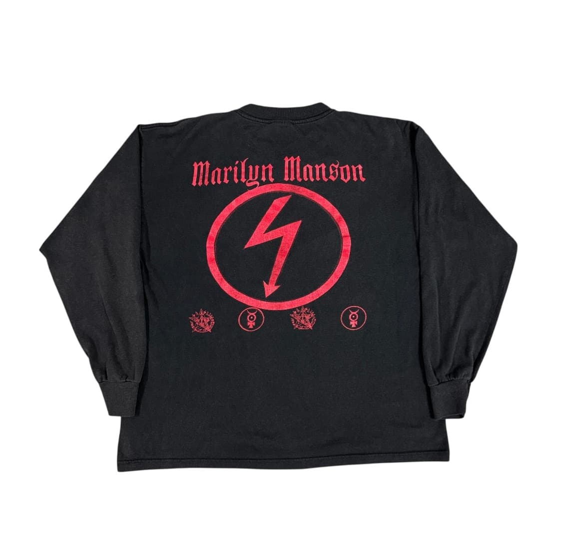 빈티지 90s Marilyn Manson 마릴린맨슨 지저스 롱슬리브 상품이미지2