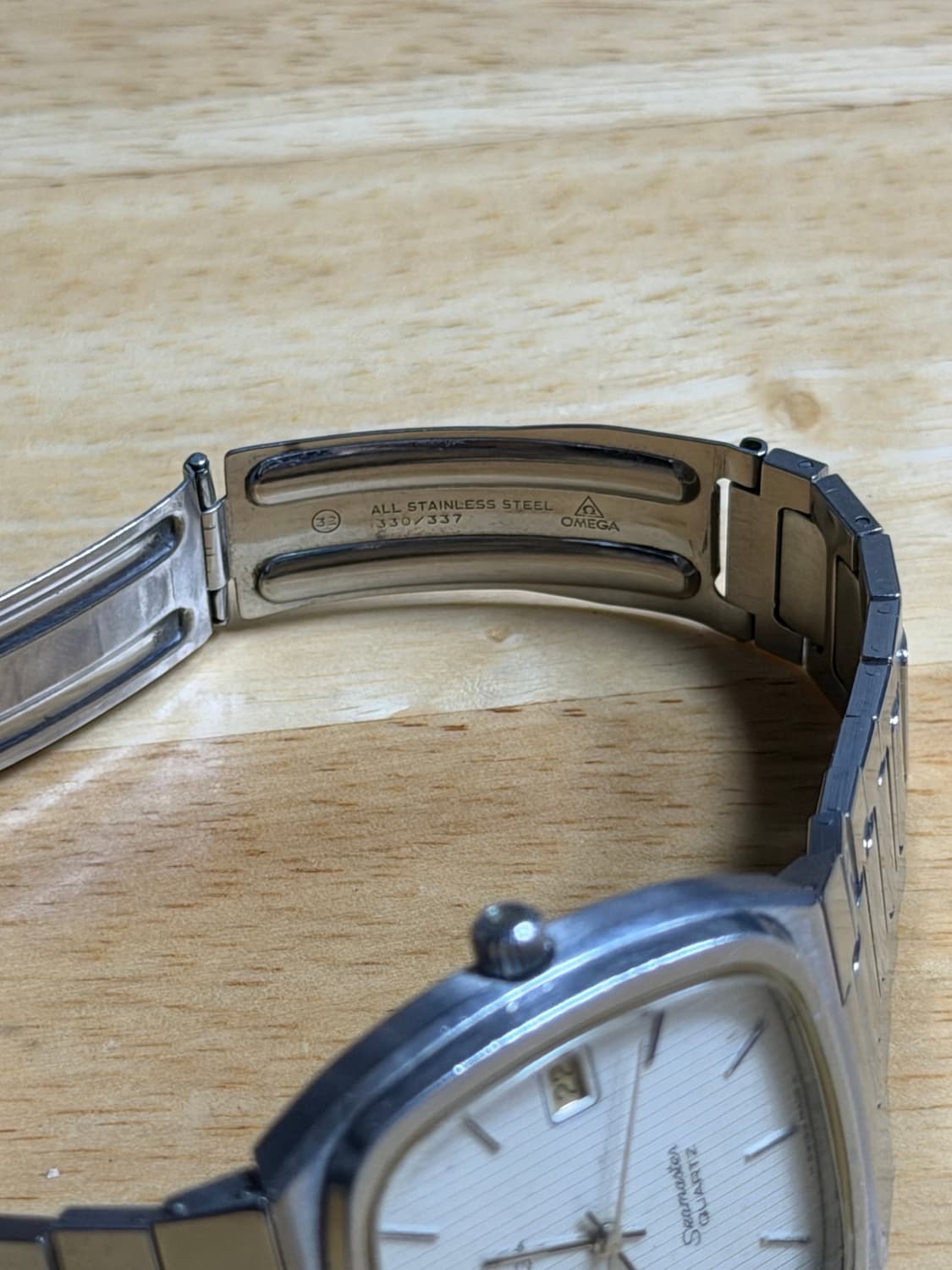 오메가 씨마스터 쿼츠 빈티지 시계 36mm 상품이미지3
