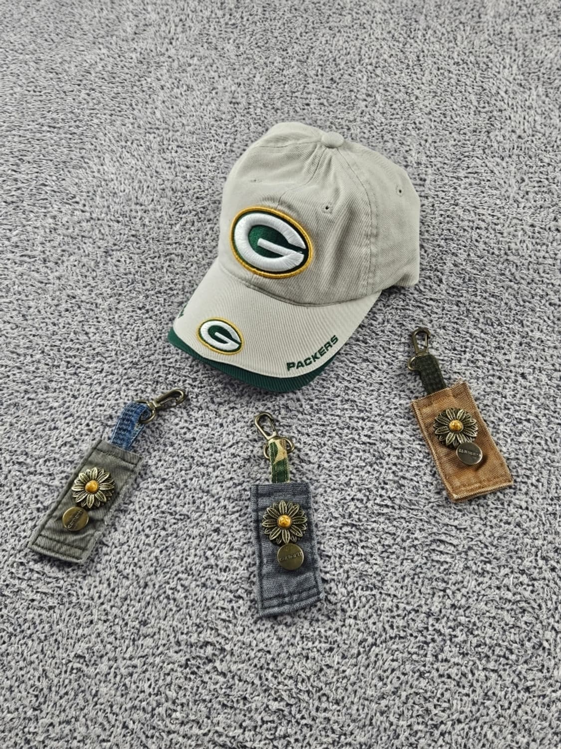 칼하트 버튼 핸드메이드 커스텀 카라비너 키링 ( OS ) / 10886 상품이미지7