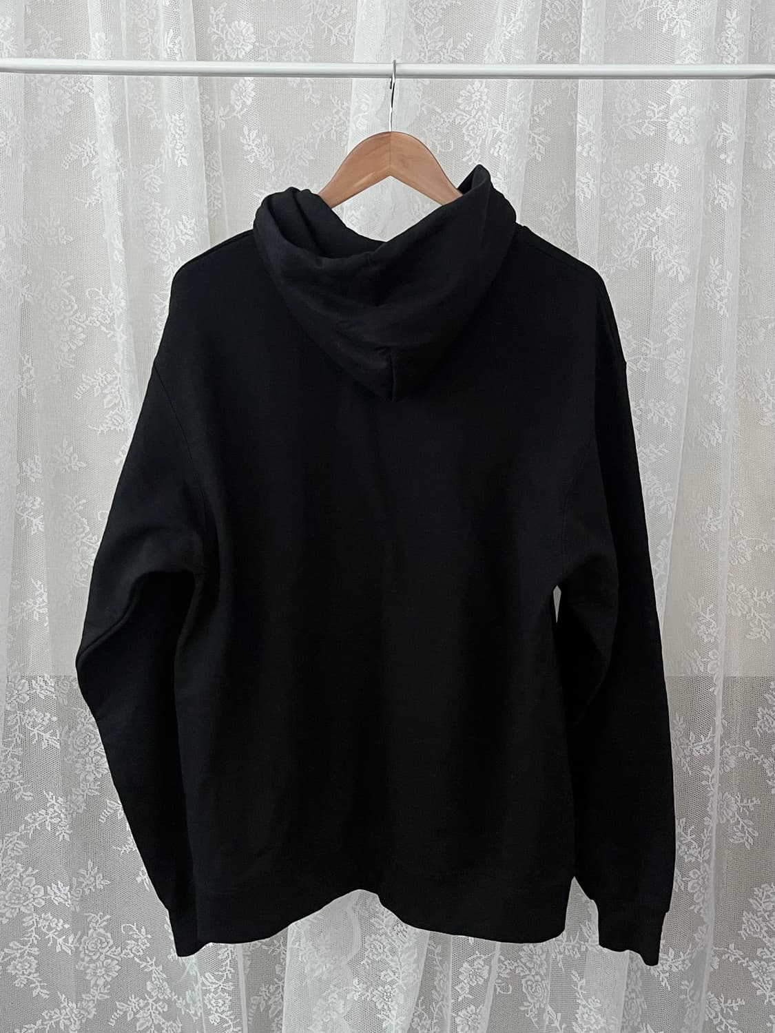 L) 챔피온 기모 후드 티셔츠 블랙 상품이미지2