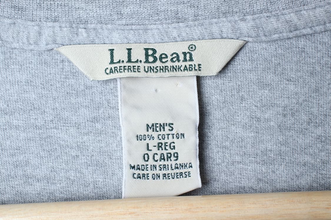 (L-XL) 엘엘빈 반팔 티셔츠 브이넥 그레이 무지 기본-H30127 상품이미지5