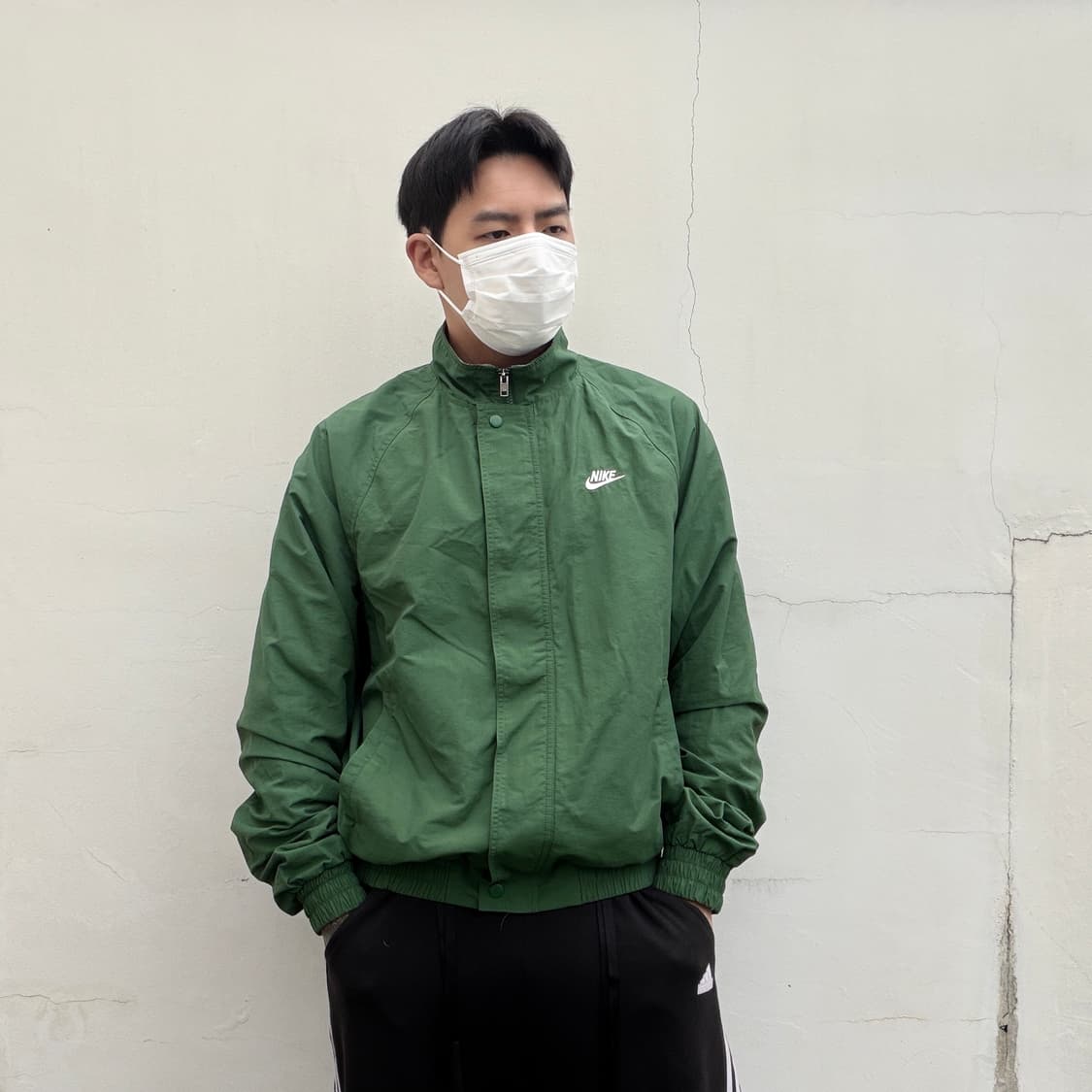 XL)나이키 클럽 퓨추라 딥그린 오버핏 바람막이 자켓 상품이미지3