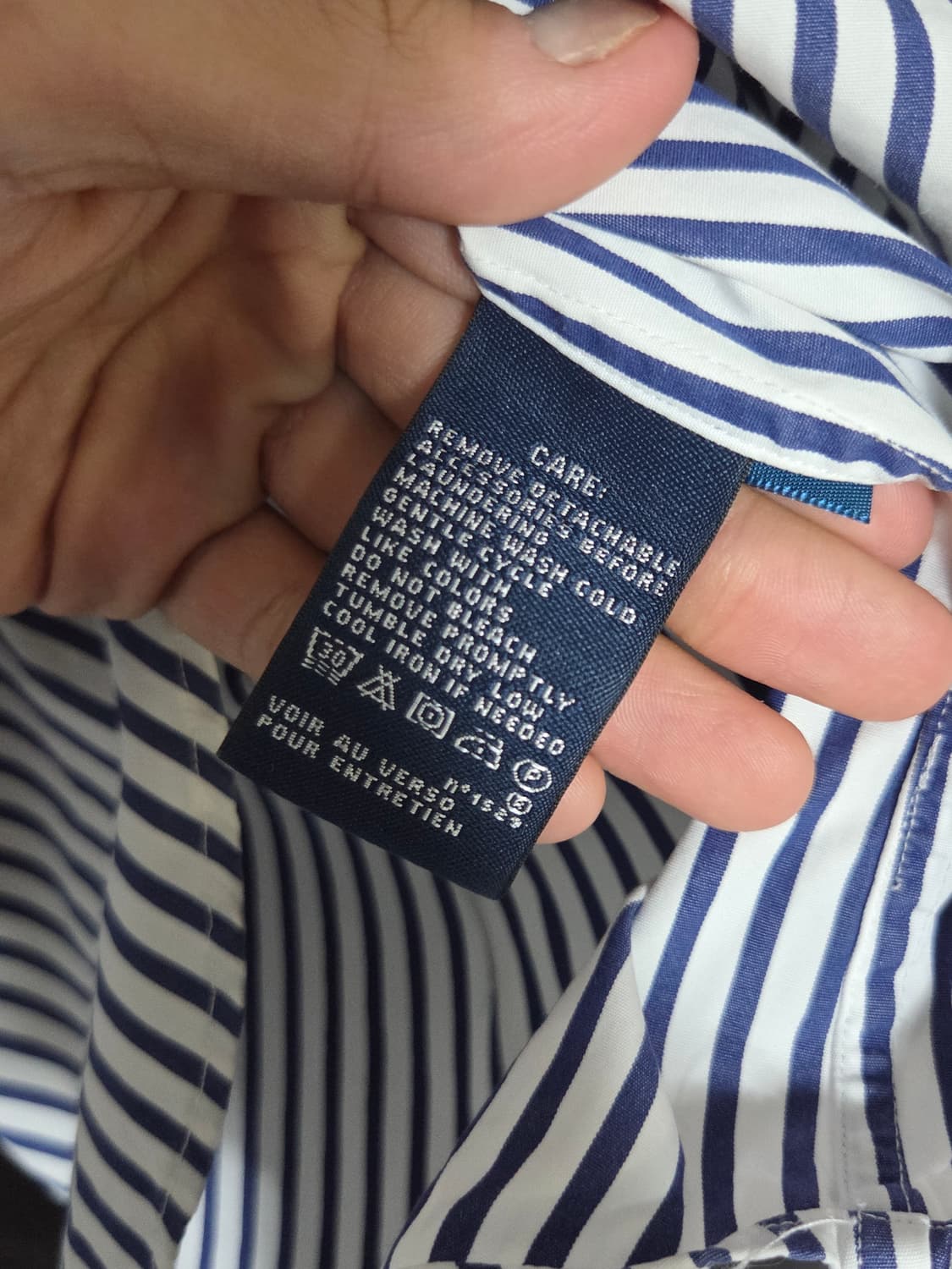 [랄프로렌 스포츠] 코튼 스트라이프 셔츠 | 00156 상품이미지5