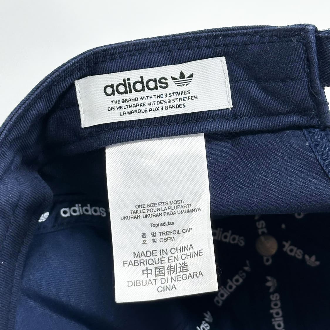 아디다스 트레포일 네이비 볼캡 모자 상품이미지5