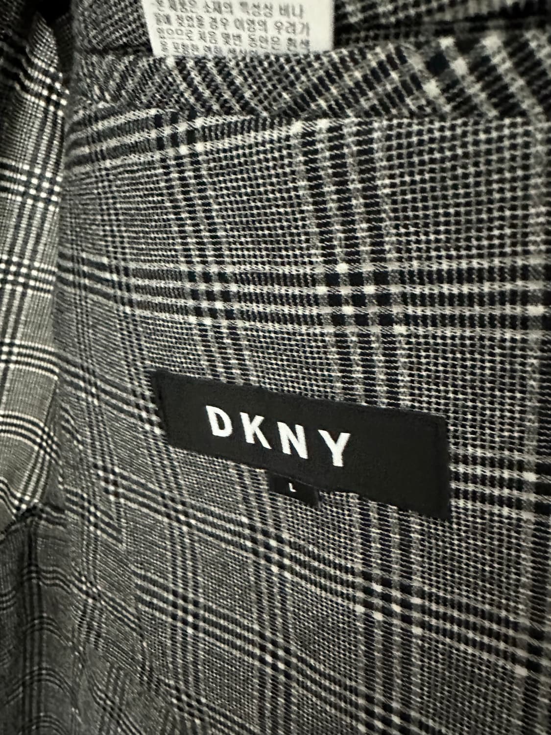 DKNY 체크패턴 마이 그레이 미착용 새상품 상품이미지2