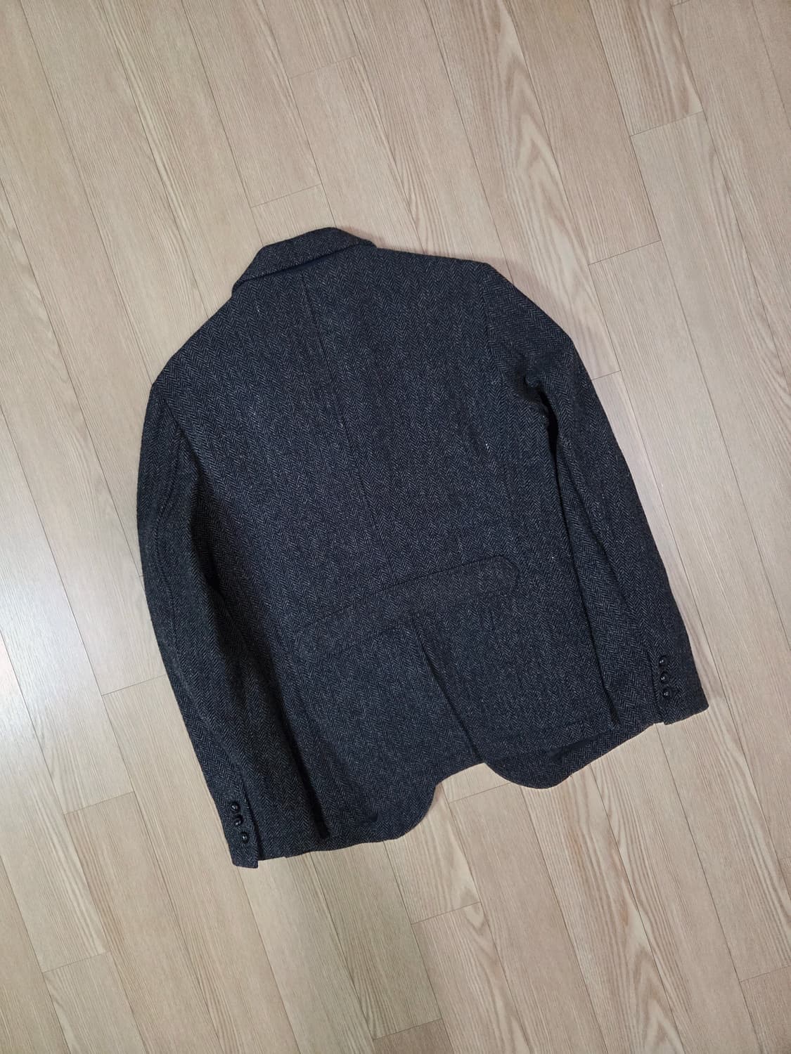 291295HOMME GENUINE 라인 헤링본 재킷 상품이미지7