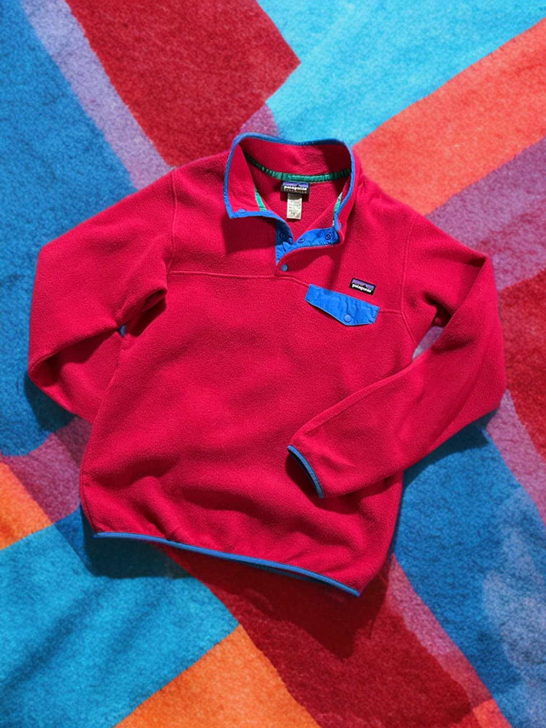 파타고니아 신칠라 풀오버 플리스 스냅티 Made of US Fabric 상품이미지1