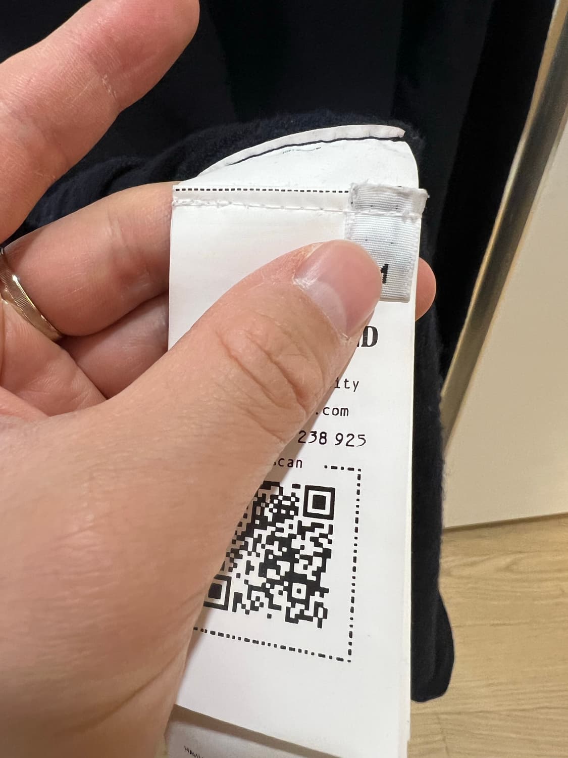 24fw 스톤아일랜드 네이비 울니트 100-105 상품이미지3