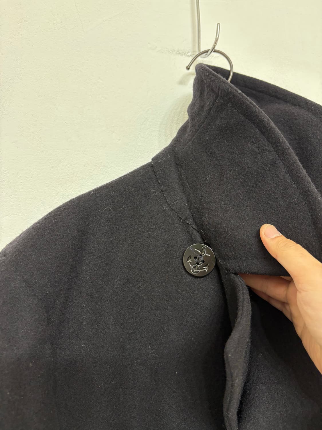 80‘s USN Wool Pea Overcoat. 상품이미지5