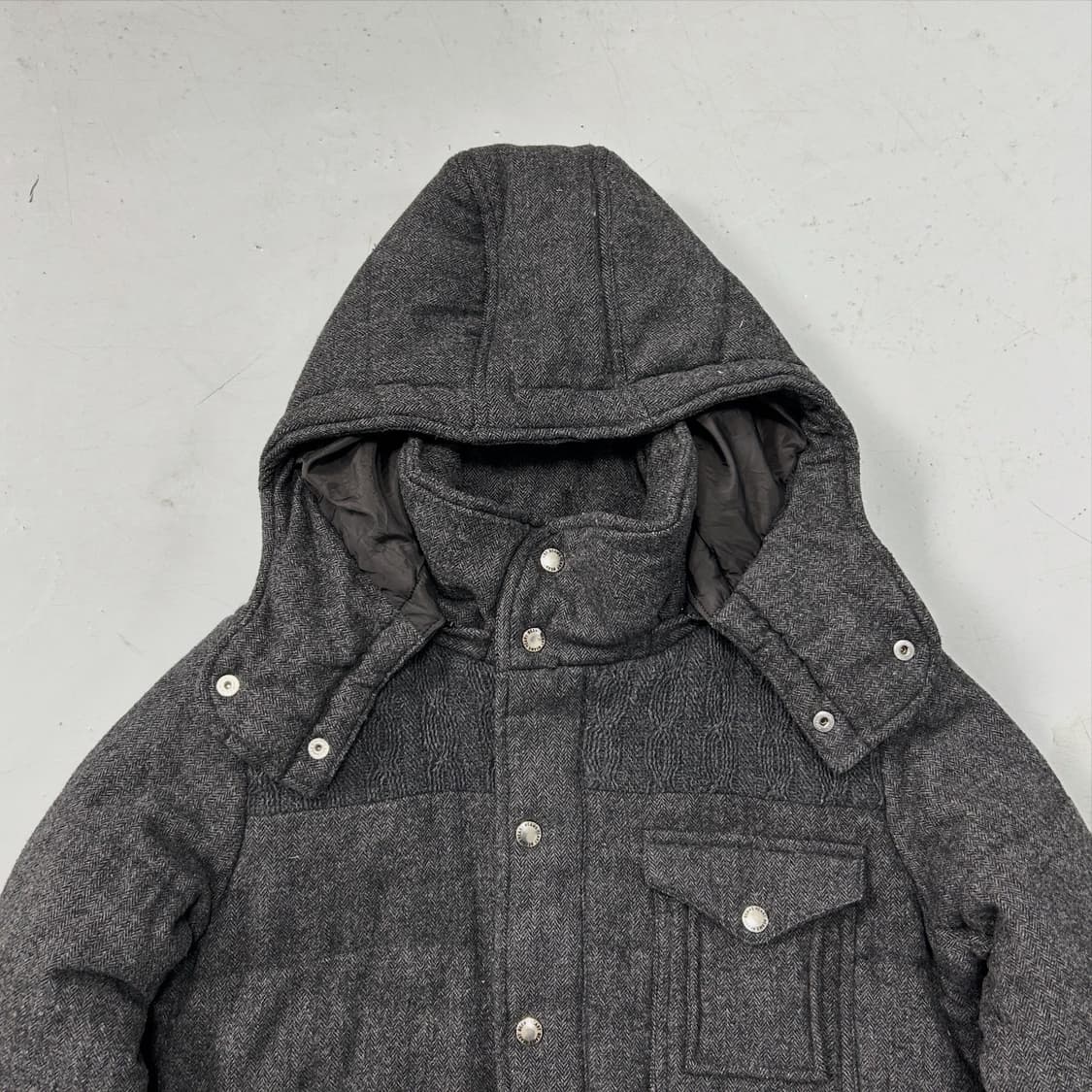 빔즈하트 헤링본 후드 패디드자켓  상품이미지4