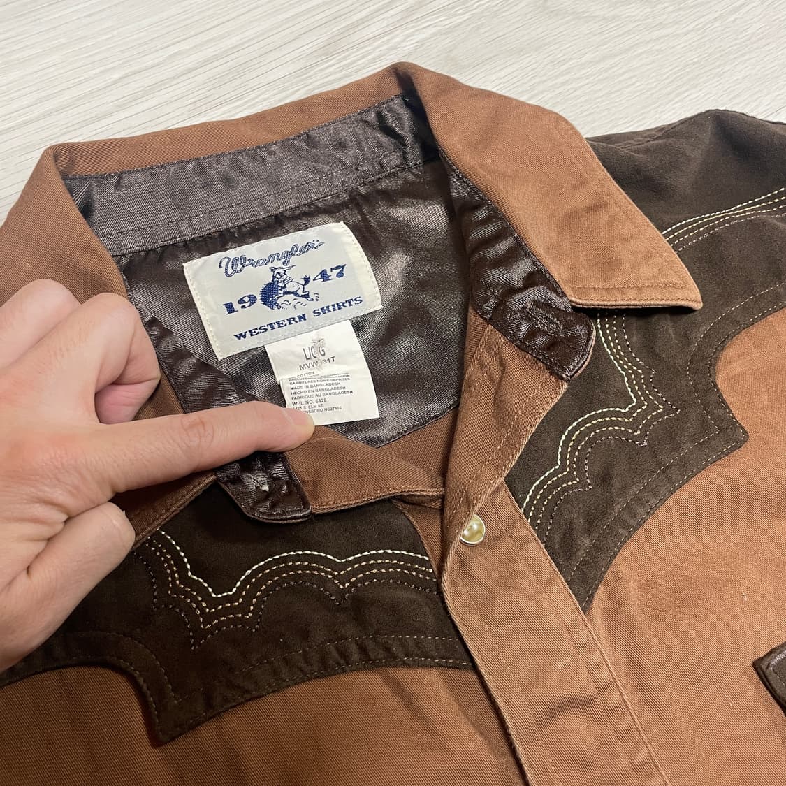 랭글러 프리미엄 웨스턴셔츠 상품이미지2