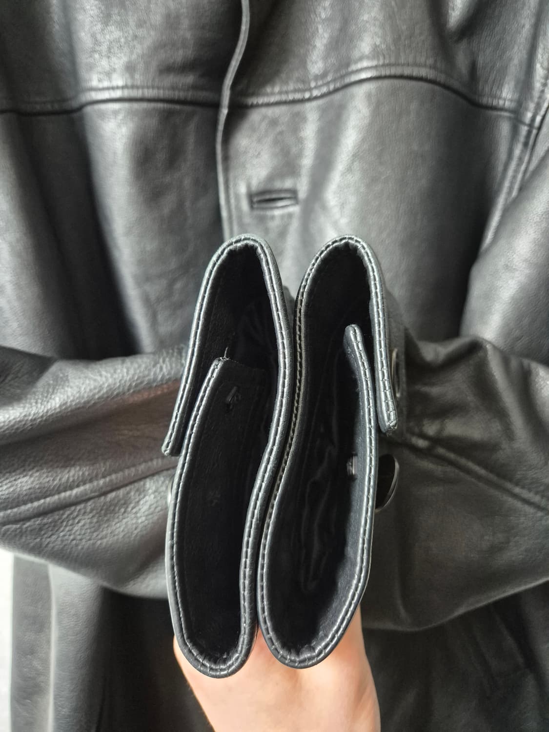 올드갭 레더 카코트 L 상품이미지4