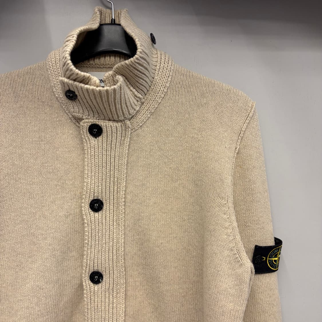 스톤아일랜드 아이보리 니트 가디건 자켓 L 상품이미지2