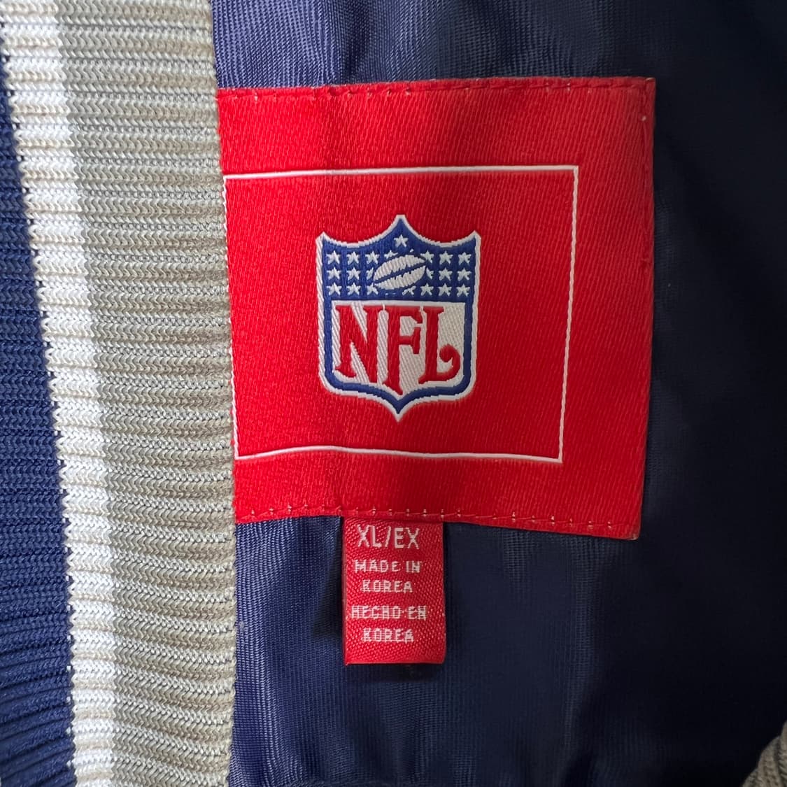 NFL 댈러스 카우보이 슈퍼볼 우승 기념 빈티지 새틴 바시티 자켓 XL 상품이미지4