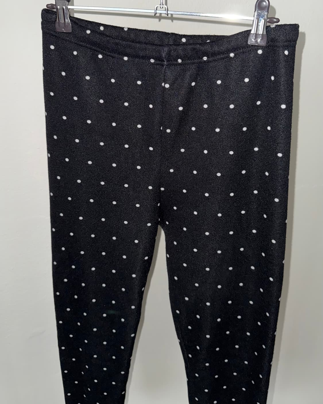 빈티지 도트 기모 스타킹 상품이미지3