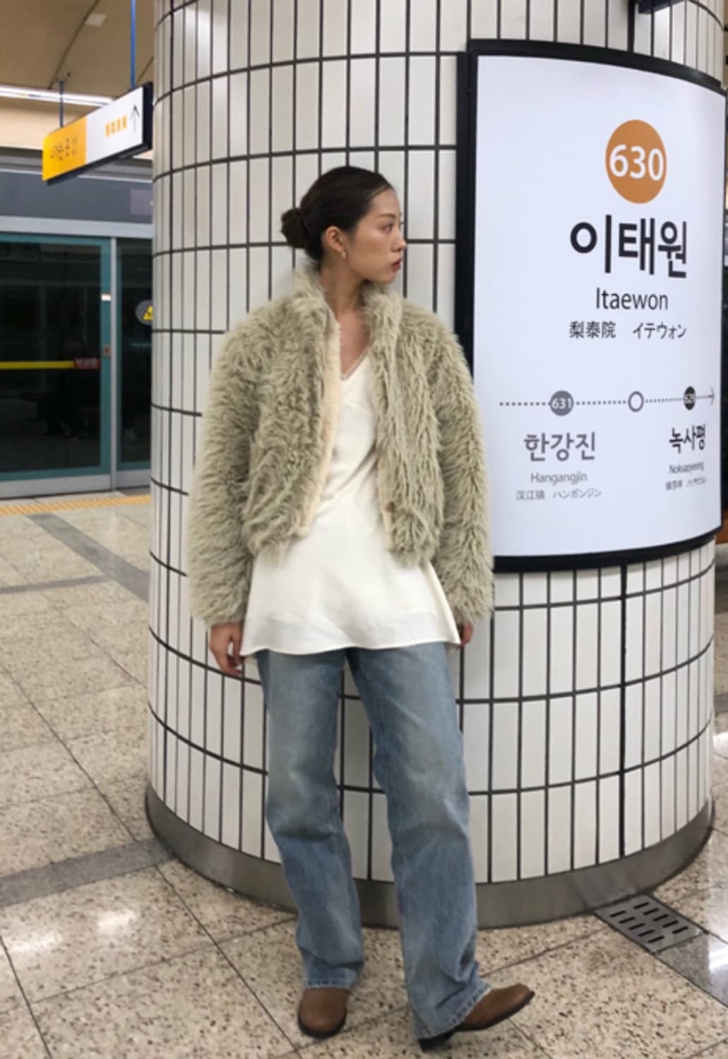 오네, 아키텍트 시어링 퍼 자켓 상품이미지4