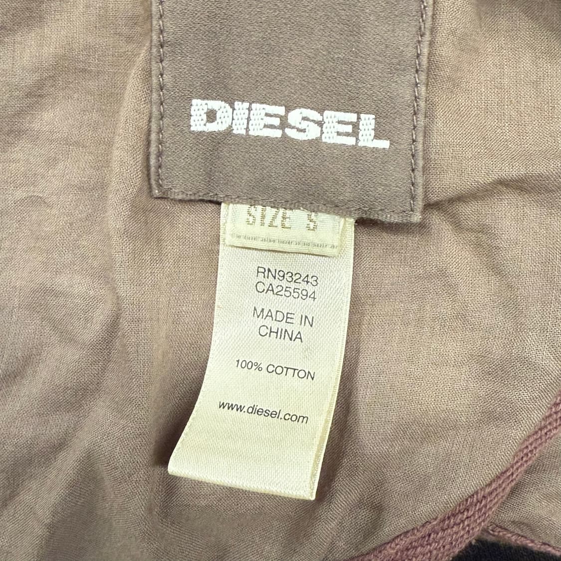 [정품/S] 디젤 카모 브라운 자켓 b19 상품이미지5