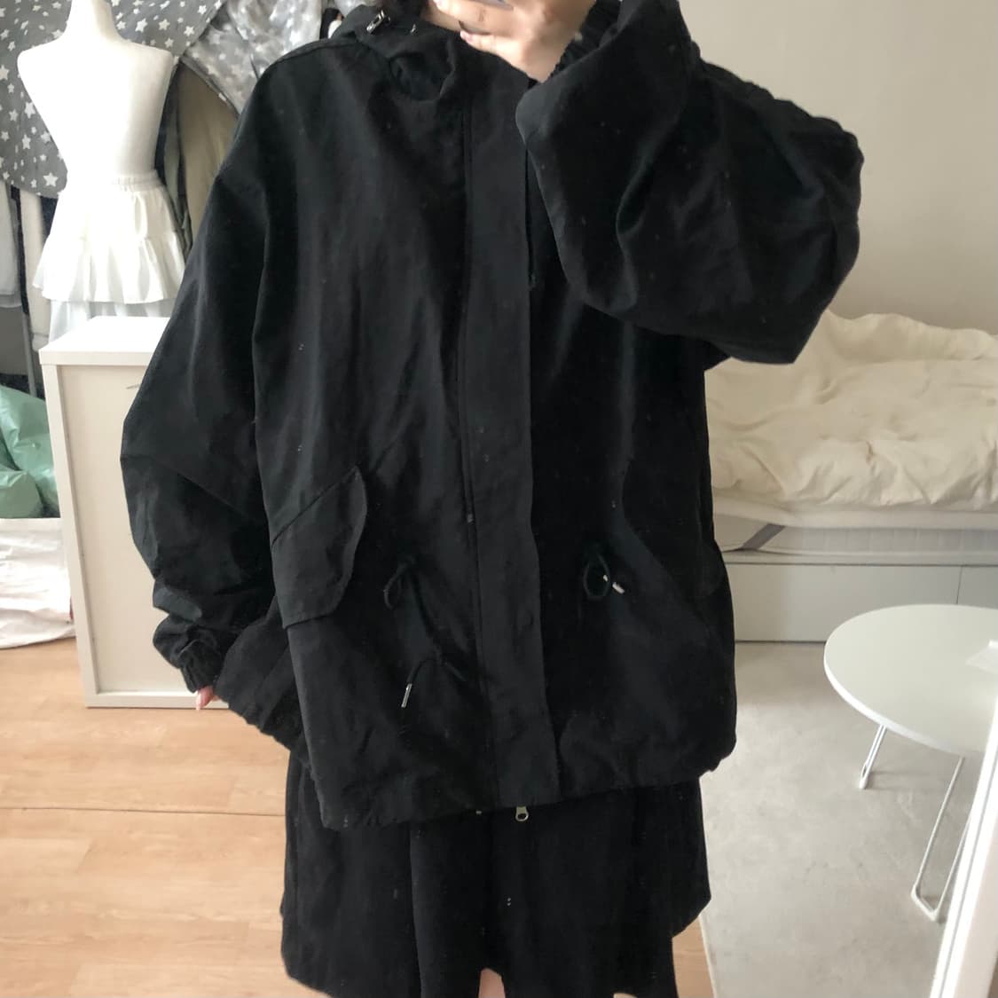 빈티지 블랙 야상 L 상품이미지4