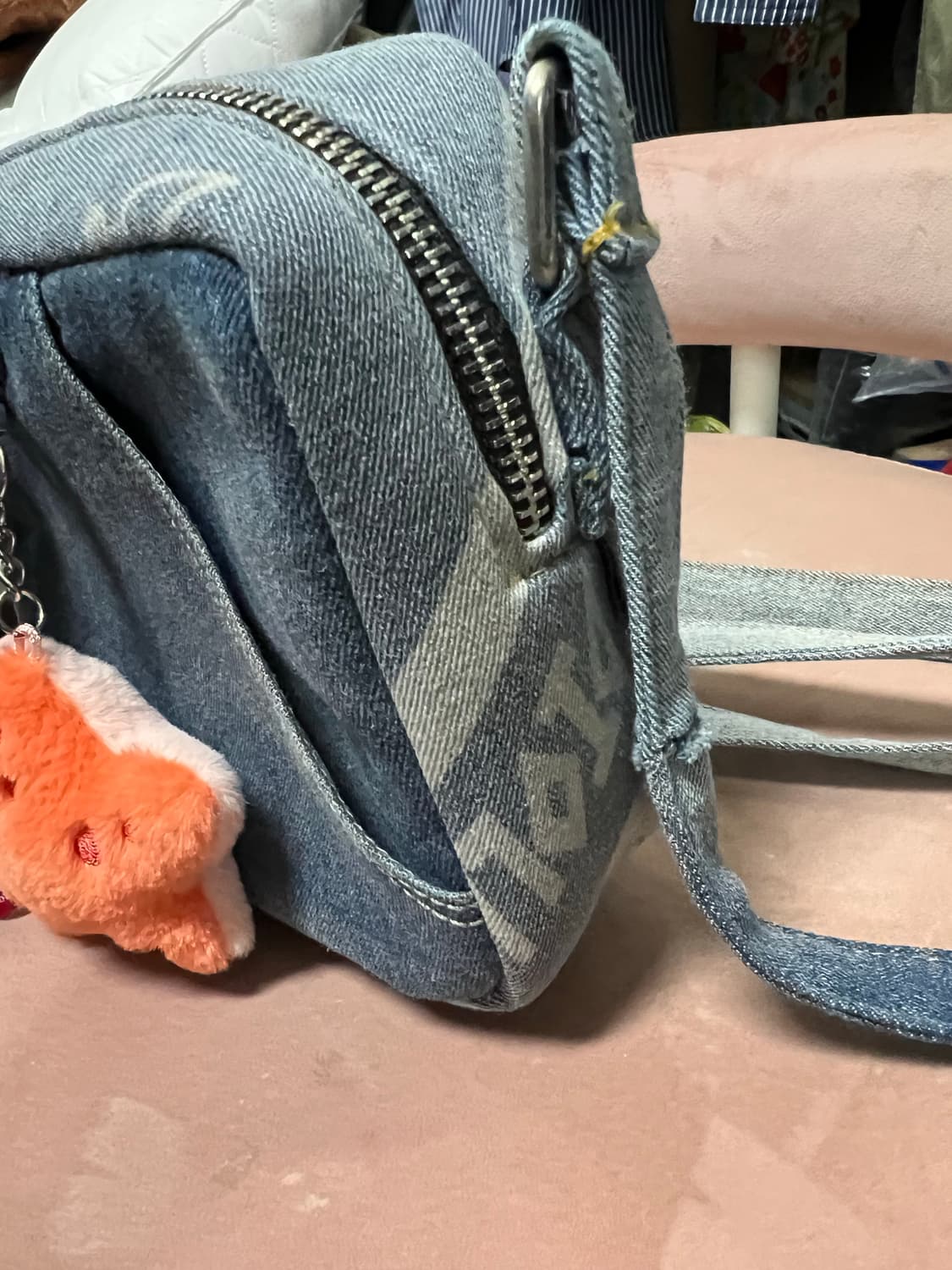 Bleu ciEL 리워크 데님 크로스백 상품이미지3