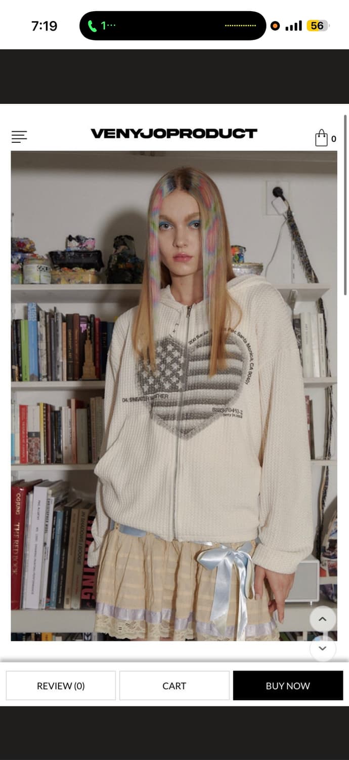 베니조프로덕트 후드집업 상품이미지1