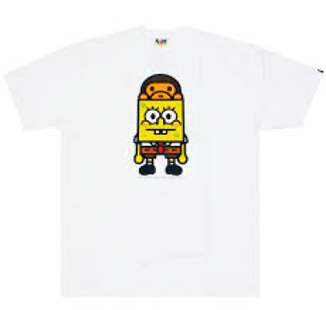 스폰지밥 베이프 티셔츠 m 상품이미지1