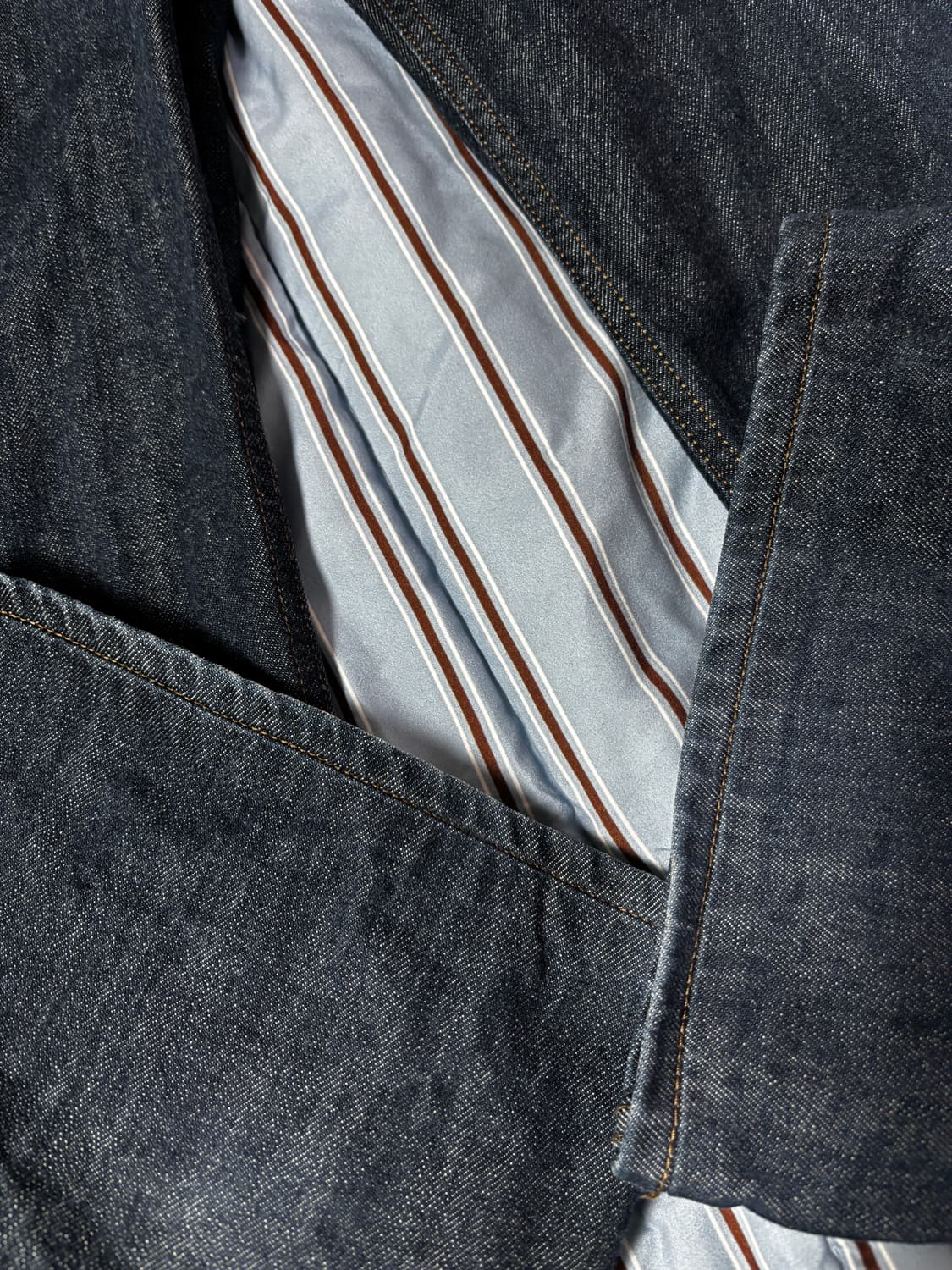 벨리에 트루와이드데님팬츠 미드인디고 상품이미지3