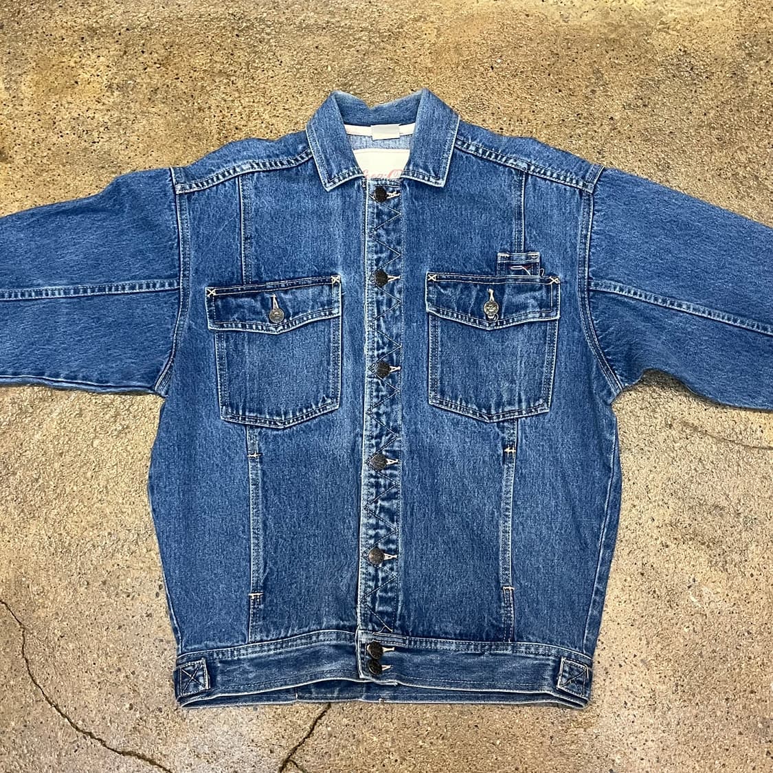 레어 90s USA 코카콜라 청자켓 데님자켓 상품이미지2