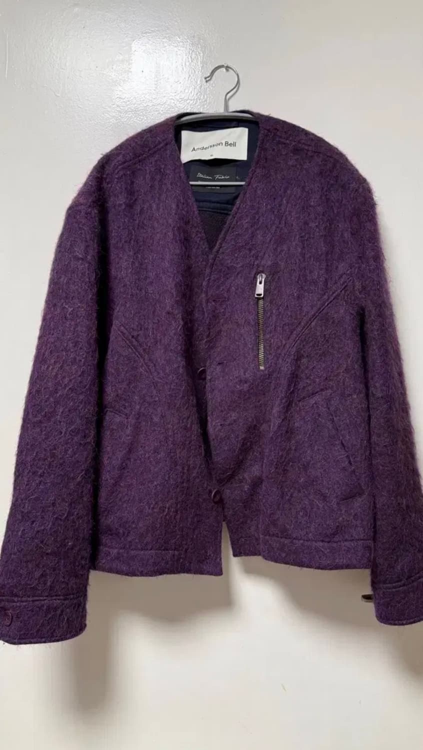 앤더슨벨 알파카 가디건 xl 상품이미지3