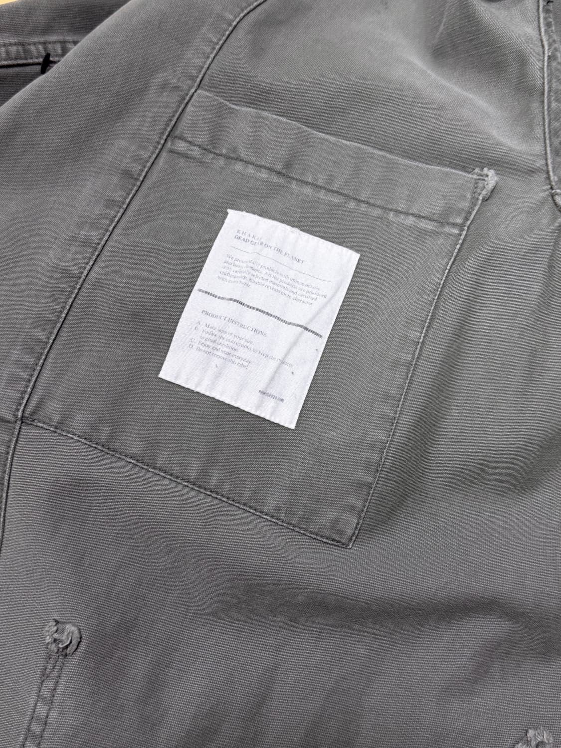 카키스 Khakis 빈티지 워크 자켓 3사이즈 상품이미지5