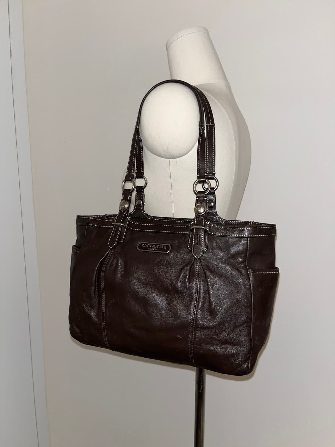 📦Coach Brown leather shoulder bag 상품이미지2