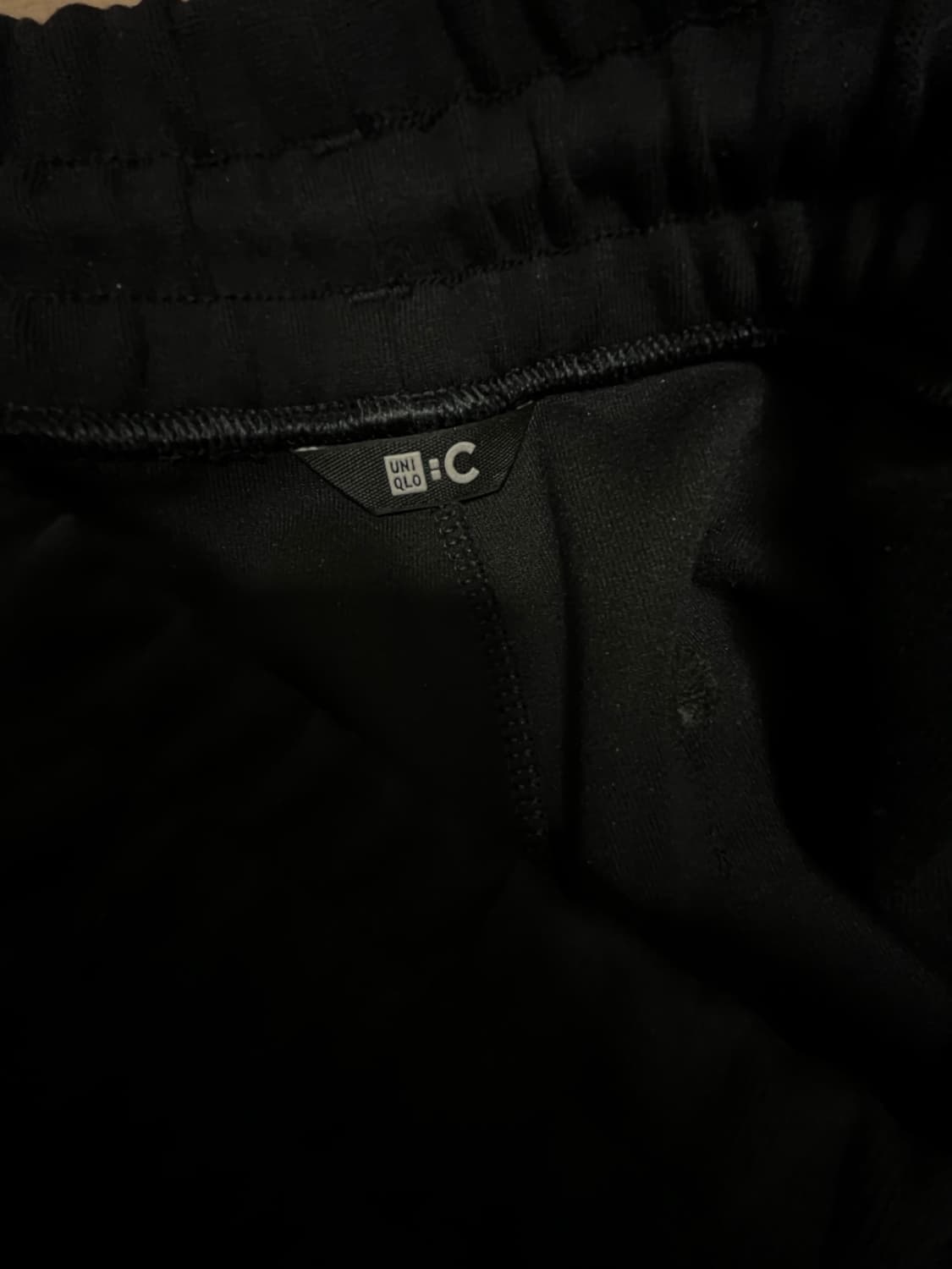 유니클로 c 스웨트 와이드팬츠 블랙 m 상품이미지3